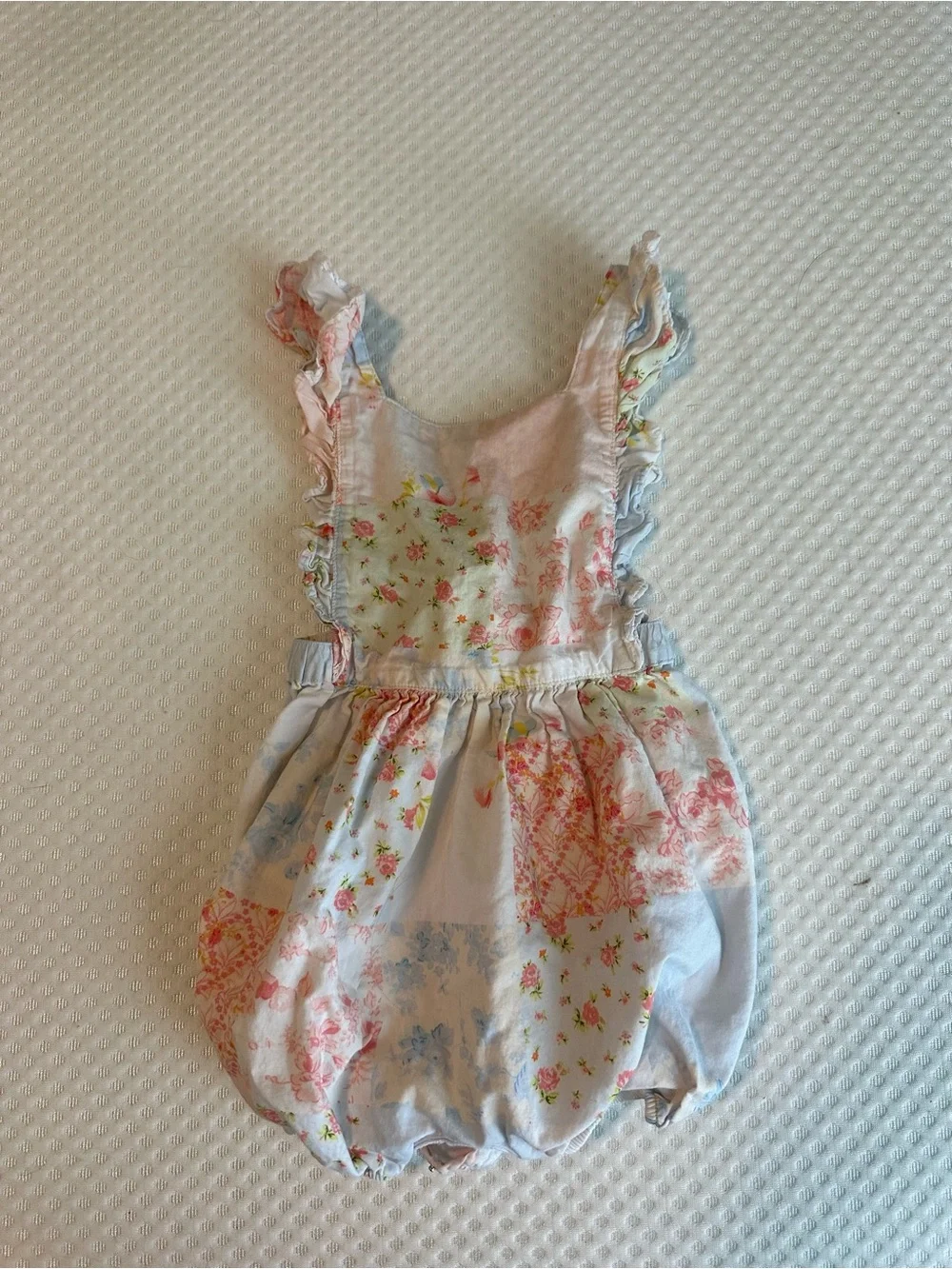 Ralph Lauren Baby Girl Floral Patchwork 18m Bubble